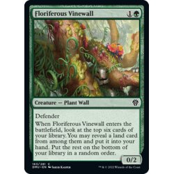 画像1: 【ENG】花咲く蔦壁/Floriferous Vinewall[MTG_DMU_163C]