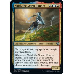 画像1: 【ENG】嵐の走者、ナジャル/Najal, the Storm Runner[MTG_DMU_208U]