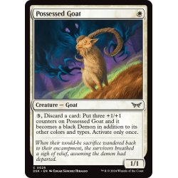 画像1: 【ENG】取り憑かれた山羊/Possessed Goat [MTG_DSK_0025_C]