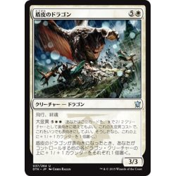 画像1: 【JPN】盾皮のドラゴン/Shieldhide Dragon[MTG_DTK_037U]