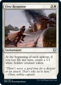 【ENG】初期対応/First Response[MTG_CMR_022U]