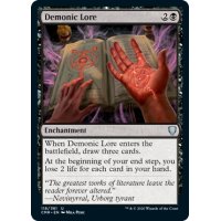 【ENG】悪魔の知識/Demonic Lore[MTG_CMR_118U]