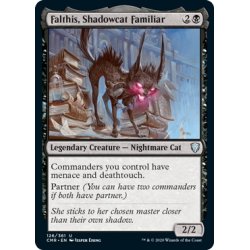 画像1: 【ENG】影猫の使い魔、ファルティス/Falthis, Shadowcat Familiar[MTG_CMR_126U]