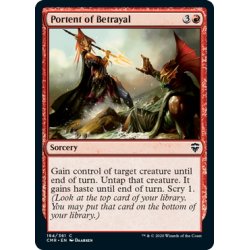 画像1: 【ENG】裏切りの先触れ/Portent of Betrayal[MTG_CMR_194C]