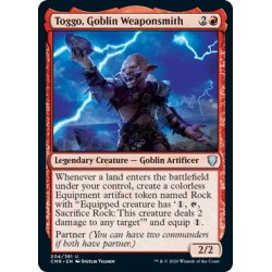 画像1: 【ENG】ゴブリンの武器職人、トッゴ/Toggo, Goblin Weaponsmith[MTG_CMR_204U]