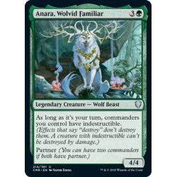 画像1: 【ENG】尊狼の使い魔、アナーラ/Anara, Wolvid Familiar[MTG_CMR_214U]