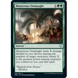 画像1: 【ENG】巨怪の猛攻/Monstrous Onslaught[MTG_CMR_244U]