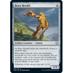 画像1: 【ENG】真鍮の伝令/Brass Herald[MTG_CMR_301U]