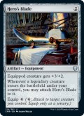 【ENG】英雄の刃/Hero's Blade[MTG_CMR_314U]