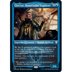 画像1: 【ENG】★Foil★パワーストーンの技師、グレイシャン/Glacian, Powerstone Engineer[MTG_CMR_559U]