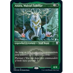 画像1: 【ENG】★Foil★尊狼の使い魔、アナーラ/Anara, Wolvid Familiar[MTG_CMR_577U]