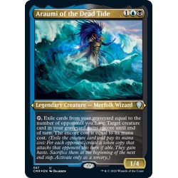 画像1: 【ENG】★Foil★死の波のアラウミ/Araumi of the Dead Tide[MTG_CMR_587U]