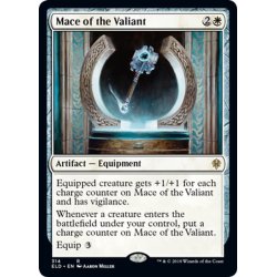 画像1: 【JPN】勇敢な者の鎚鉾/Mace of the Valiant[MTG_ELD_314R]