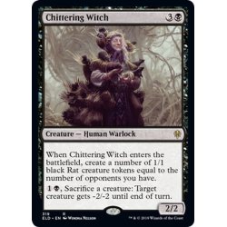 画像1: 【JPN】さえずる魔女/Chittering Witch[MTG_ELD_319R]