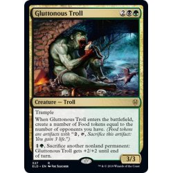 画像1: 【JPN】大食いトロール/Gluttonous Troll[MTG_ELD_327R]