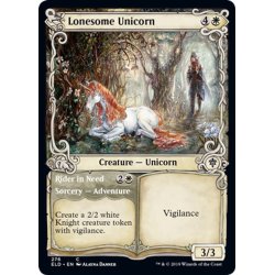 画像1: 【ENG】独りぼっちのユニコーン/Lonesome Unicorn[MTG_ELD_276C]