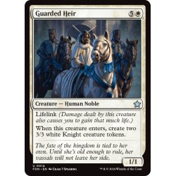 画像1: 【ENG】守られた世継ぎ/Guarded Heir [MTG_FDN_0014_U]