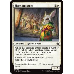 画像1: 【ENG】継位兎/Hare Apparent [MTG_FDN_0015_C]