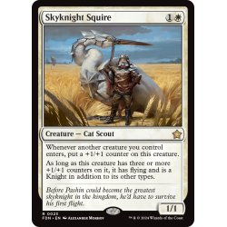 画像1: 【ENG】空騎士の従者/Skyknight Squire [MTG_FDN_0023_R]