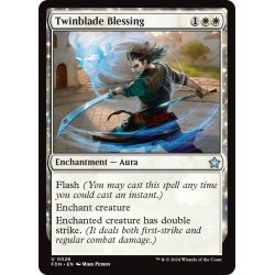 画像1: 【ENG】双刃の祝福/Twinblade Blessing [MTG_FDN_0026_U]