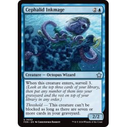 画像1: 【ENG】セファリッドの墨魔道士/Cephalid Inkmage [MTG_FDN_0032_U]