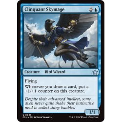 画像1: 【ENG】光り物の空魔道士/Clinquant Skymage [MTG_FDN_0033_U]