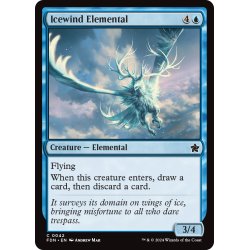 画像1: 【ENG】氷風の精霊/Icewind Elemental [MTG_FDN_0042_C]