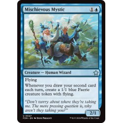 画像1: 【ENG】悪戯な神秘家/Mischievous Mystic [MTG_FDN_0047_U]