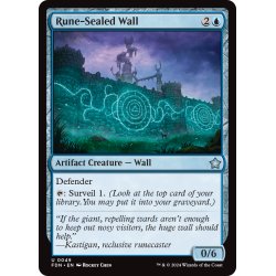 画像1: 【ENG】ルーン封じの壁/Rune-Sealed Wall [MTG_FDN_0049_U]