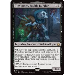 画像1: 【ENG】安物盗み、チビボネ/Tinybones, Bauble Burglar [MTG_FDN_0072_R]