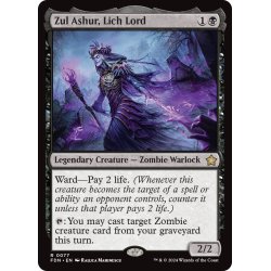 画像1: 【ENG】死者の王、ザル・アシュール/Zul Ashur, Lich Lord [MTG_FDN_0077_R]