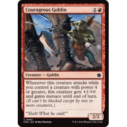 画像1: 【ENG】威勢のいいゴブリン/Courageous Goblin [MTG_FDN_0082_C]