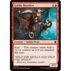 画像1: 【ENG】ゴブリンの乗り込み隊/Goblin Boarders [MTG_FDN_0087_C]