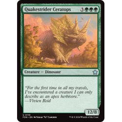 画像1: 【ENG】揺らし歩きのケラトプス/Quakestrider Ceratops [MTG_FDN_0110_U]