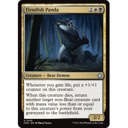 画像1: 【ENG】極悪なパンダ/Fiendish Panda [MTG_FDN_0120_U]