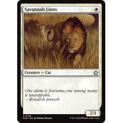 画像1: 【ENG】サバンナ・ライオン/Savannah Lions [MTG_FDN_0146_U]