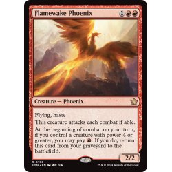 画像1: 【ENG】炎跡のフェニックス/Flamewake Phoenix [MTG_FDN_0198_R]