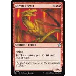 画像1: 【ENG】シヴ山のドラゴン/Shivan Dragon [MTG_FDN_0206_U]