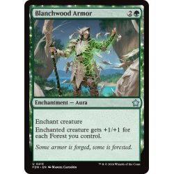 画像1: 【ENG】ブランチウッドの鎧/Blanchwood Armor [MTG_FDN_0213_U]