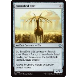 画像1: 【ENG】つややかな雄鹿/Burnished Hart [MTG_FDN_0250_U]