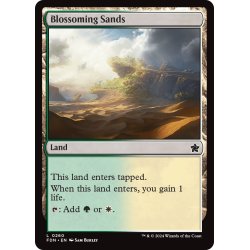 画像1: 【ENG】花咲く砂地/Blossoming Sands [MTG_FDN_0260_C]