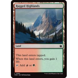 画像1: 【ENG】岩だらけの高地/Rugged Highlands [MTG_FDN_0265_C]