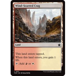 画像1: 【ENG】風に削られた岩山/Wind-Scarred Crag [MTG_FDN_0271_C]