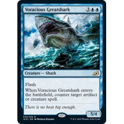 画像1: 【ENG】大食の巨大鮫/Voracious Greatshark[MTG_IKO_070R]