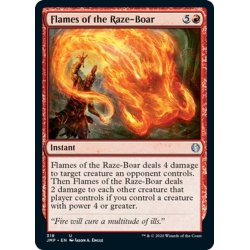 画像1: 【ENG】猪の祟神の炎/Flames of the Raze-Boar[MTG_JMP_318U]