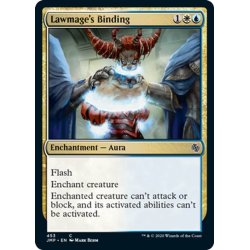 画像1: 【ENG】法魔道士の束縛/Lawmage's Binding[MTG_JMP_453C]