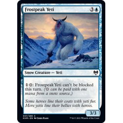 画像1: 【ENG】霜峰のイエティ/Frostpeak Yeti[MTG_KHM_057Ｃ]