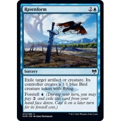 画像1: 【ENG】鴉変化/Ravenform[MTG_KHM_072Ｃ]