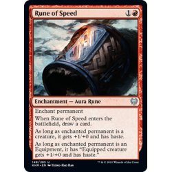 画像1: 【ENG】速度のルーン/Rune of Speed[MTG_KHM_148Ｕ]