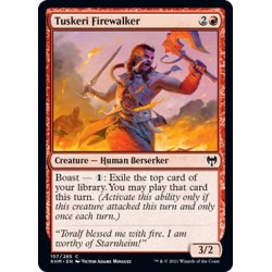 画像1: 【ENG】タスケーリの火歩き/Tuskeri Firewalker[MTG_KHM_157Ｃ]